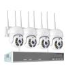 4MP HD Wireless Surveillance System WiFi PTZ Camera Set CCTV Two Way Audio Waterproof IP Security 10CH P2P NVR Video Kit(None,10CH 5MP 4 PTZ) view 1