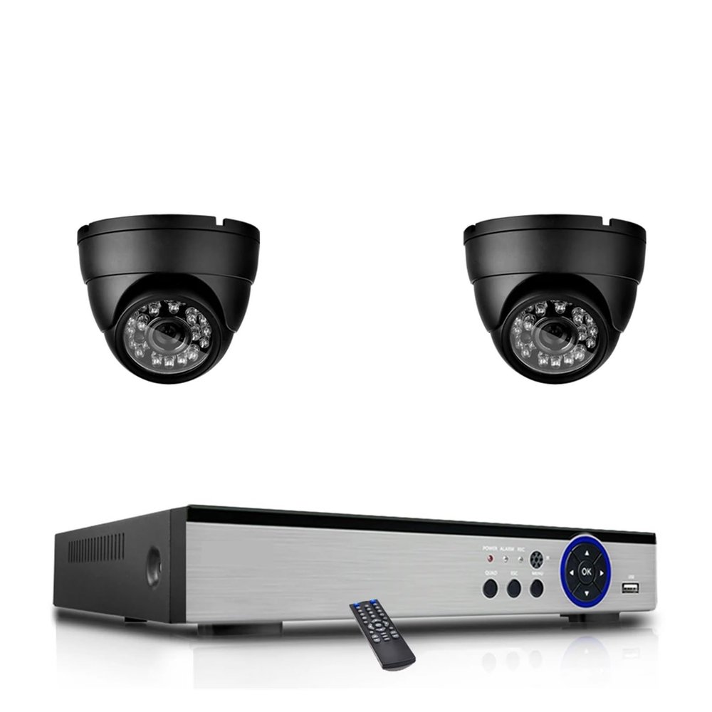 8CH 4K CCTV Camera System 8MP Ai Human Detection Indoor Outdoor Dome POE IP Camera Night Vision Video Surveillance Kit(None,4CH NVR x 2PCS 4K)