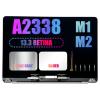 A2338 Screen Replacement for M1 M2 MacBook Pro Retina 13"" A2338 LCD Screen EMC 3578 MYD83 MYD92 MYDA2 MYDC2 Full LCD LED Screen Display Assembly (Space Gray), 13.3 inch view 1