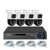 QDVOPHZA 6MP HD POE Surveillance Camera System Dual Lens PTZ WiFi IP Home Security 4CH 8CH POE NVR Video H.265 CCTV Kit(500g,8CH and 8PCS 6MP) view 2