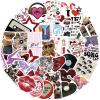 50Pcs Aesthetic Downtown Girls Sticker Pack Cool Trendy Y2K Stickers for Water Bottle Funny Waterproof Sticker for Teens Adults Vinyl Stickers for Laptop Skateboard Party Supplies (Girl) view 1