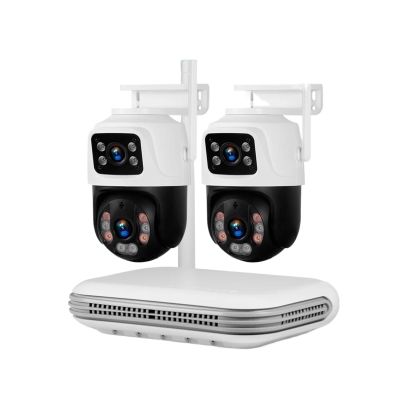 QDVOPHZA 6MP HD IP monito Security Protection Wireless PTZ WiFi Video Surveillance Monitor 8CH NVR CCTV Waterproof Surveillance Kit(None,8CH NVR and 2 CAM_U/S)
