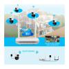 QDVOPHZA 6MP HD IP monito Security Protection Wireless PTZ WiFi Video Surveillance Monitor 8CH NVR CCTV Waterproof Surveillance Kit(None,8CH NVR and 2 CAM_U/S) view 3