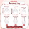 15 Pairs Silicone Ear Bud Replacement Pieces Earbuds Ear Tips Replacement Ear Bud Covers S/M/L Sizes Ear Gels Soft Earphones Earbuds Clear Ear Cushion Ear Bud Tips Replacement Kit view 3
