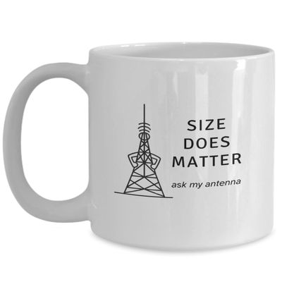 Ham Radio Mug, Ham Radio Gift Ideas, Funny Ham Radio Novelty Cup for Men, Amateur Radio Operator Mug, Gifts for Ham Radio Enthusiast