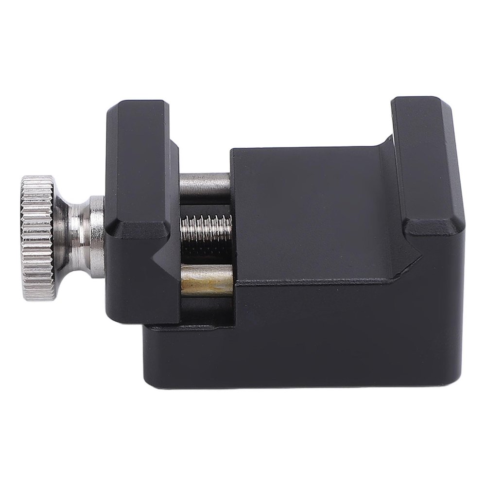 Akozon Rail Clamp Adjustable Quick Release Aluminum Cold Shoe Mount for Ronin Stabilizer