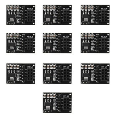 10pcs 3.3V NRF24L01+ Module Pinboard Socket Adapter Module Board