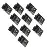 10pcs 3.3V NRF24L01+ Module Pinboard Socket Adapter Module Board view 3