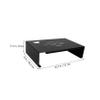 TINEASUR Ergonomic Monitor Stand Riser for Desk Compact Printer and Laptop Holder Non-skid Feet Space Management System Supports Monitors up for Use view 2
