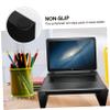 TINEASUR Ergonomic Monitor Stand Riser for Desk Compact Printer and Laptop Holder Non-skid Feet Space Management System Supports Monitors up for Use view 3