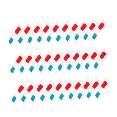 Angoily 30pcs Cardboard Glasses Anaglyph Lenses for Movies Tv and Comics Eyewear for Boys and Girls and Adults for Viewing
