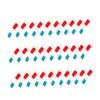 Angoily 30pcs Cardboard Glasses Anaglyph Lenses for Movies Tv and Comics Eyewear for Boys and Girls and Adults for Viewing view 1