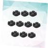HOMSFOU 10pcs Silicone Cable Winder Desktop Wire Organizer for Efficient Soft Silicone Cord Protector for Earphones Mouse and More Black view 4