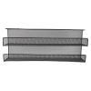 Under Desk Storage Basket, Under Desk Cable Management Tray Iron Double Layer No Drilling Trackless Installation Desk Cable Organizers, Wire Management Tray for Studies Office