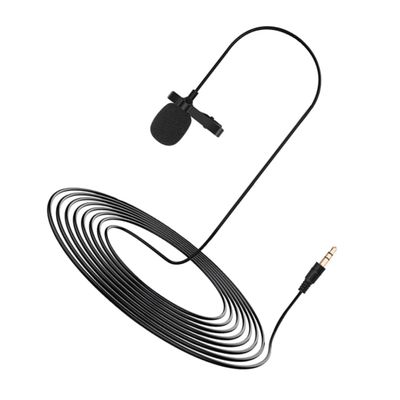 SWOOMEY Clip Microphone for Live Streaming and Meetings Lavalier Mic Compatible Pocket Sturdy Clip for Interviews and Vlogging
