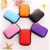 OSOLADY Eva Material Earphone Bag Storage Pouch for Travel Cable Compartment Mesh Organizer Large Capacity for Earbuds Cables Coins Small Items Sky Blue view 4