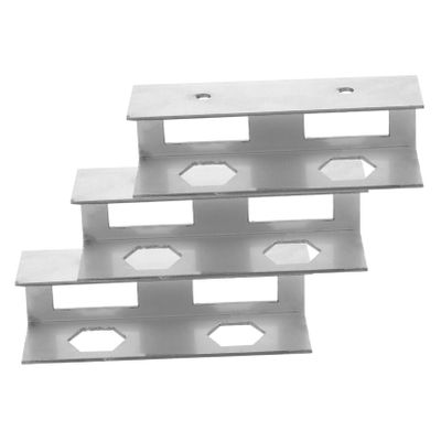CONGARTENO 3pcs Under Desk Laptop Mounts Sturdy Metal Shelf Holder for Laptop Storage Lightweight Design Space-Saving Under Table Organizer for Home Office Use