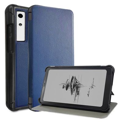 AJUSIBZR Case Compatible with Boox Palma 6.13" E-Book Reader Ultra Thin Shockproof Cover with Flip Magnetic Protective Shell(Dark Blue)