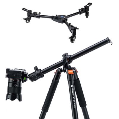Fotopro Horizontal Tripod Bundle with Tripod Dolly