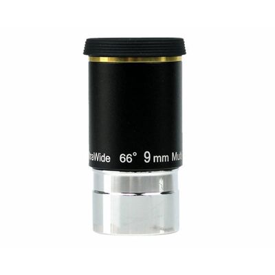 1.25 Inch 66 Degrees 6mm 9mm 15mm 20mm Wide-Angle Eyepiece Astronomical Telescope Accessories(9mm-Silver)