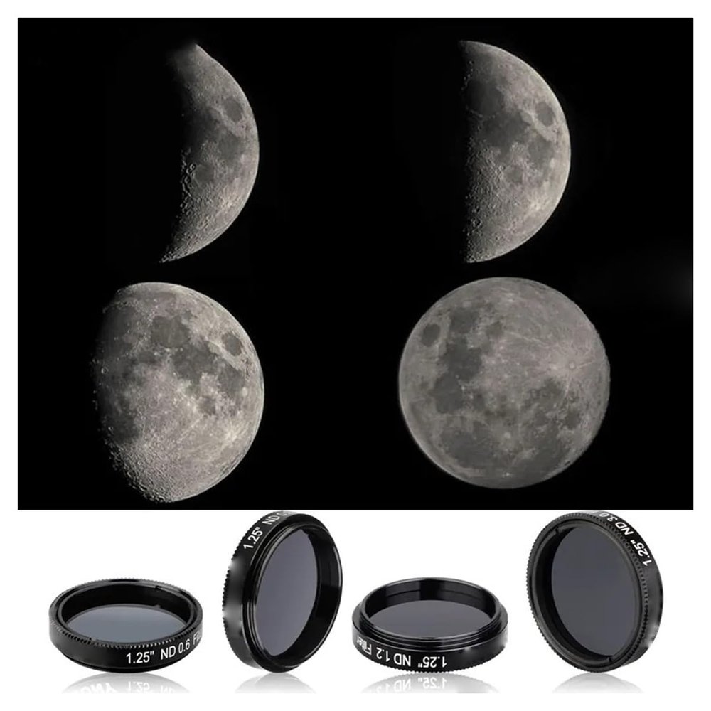 1.25" ND4 /ND8/ ND16/ ND1000 Neutral Density Filter for Telescope Brightness SV139(ND4-ND8-ND16-ND1000)