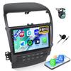[2+64G]AMprime Android 13 Car Stereo for Honda Acura TSX 2003-2008 with Wireless Carplay&Android Auto,9 Inch Touch Screen Car Radio with Bluetooth FM/RDS Radio HiFi EQ WiFi GPS Dual USB+Backup Camera view 1