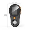 500X Magnification, Enhanced Illumination, Computer Connection Handheld Microscope, 2.0 Inch Screen Digital Viewer with 8 LEDs (Black) view 3