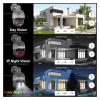 8CH 4K 5MP 8MP PTZ Security POE IP Camera System Outdoor AI Human Detection Two Way Audio Video Surveillance Camera Kit(None,8CH NVR 6pcs Cam 8MP) view 3