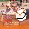 NoIR Blue Light Blocking Gaming Glasses, Full UV Protection, Amber Tint for Enhanced Contrast, Anti Eyestrain & UV Glare Protection view 2