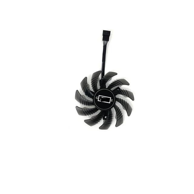 78MM PLD08010S12HH Radeon RX 5700 Cooling Fan Compatible with RX 5500 5600 5700 XT Graphics Video Card CoolerFan(Black B-Fan)