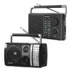 LEOTEC Portable AM/FM Radio with Best Reception, Battery Operated or AC Power, Bluetooth Radio view 1