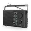 LEOTEC Portable AM/FM Radio with Best Reception, Battery Operated or AC Power, Bluetooth Radio view 2