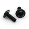 100pcs Black M3*4/5/6/8mm PC Case Chassis Motherboard CD DVD Rom Mount Fix Repair Phillips Washer Head Screw Bolt DIY Computer D(Black,M3x8mm) view 1