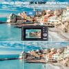 Digital Camera 4K for Photography, 50MP Vlogging Camera for YouTube Video with Flash and 3" 180 Flip Screen, 18X Digital Zoom Compact Travel Cameras with 64GB TF Card for Teens Beginner (Black) view 2