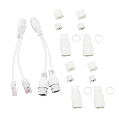 SJZBIN Waterproof POE Combiner Splitter Adapter Run 2 IP Cameras on 1 Cable