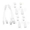 SJZBIN Waterproof POE Combiner Splitter Adapter Run 2 IP Cameras on 1 Cable view 1