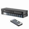 Arvitek 16 Port KVM Switch VGA, 16 Computers Share 1 Set of Monitor, Keyboard, Mouse, Printer, 16 in 1 Out Rack Mount KVM with 3 USB 2.0 Port (Included 16 VGA KVM Cables + IR Remote) view 1