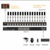 Arvitek 16 Ports KVM Switch HDMI, 16 in 1 Out Rack Mount KVM 4K@30Hz with 4 USB 2.0 Ports, 16 Computers Share 1 Set of Monitor, Keyboard, Mouse, Included 16 HDMI Cables + 16 USB-B Cables + IR Remote view 3