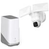 eufy Security Floodlight Camera E30 with Homebase 3, Security Camera Outdoor, 360 Pan and Tilt, AI Detection and Tracking, 2K Video, 2.4GHz Wi-Fi, Custom Voice and Light Alerts, 24/7 Recording view 1