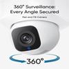 eufy Security Floodlight Camera E30 with Homebase 3, Security Camera Outdoor, 360 Pan and Tilt, AI Detection and Tracking, 2K Video, 2.4GHz Wi-Fi, Custom Voice and Light Alerts, 24/7 Recording view 3