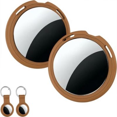 2 Pack Tracker Tag [Apple MFi Certified] Pair with Apple Find My(iOS Only) Bluetooth Smart Tracker Tag Key Finder Item Locator Waterproof Finder Worldwide Tracking for Pet Wallet Backpack Dog