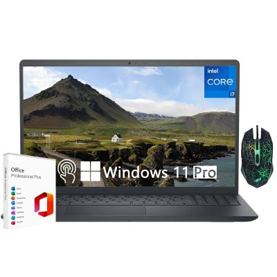 Dell Inspiron 15 3530 Business Laptop, 15.6" FHD Touchscreen Laptop, Intel Core i7-1355U, 32GB RAM, 2TB SSD, Numeric Keypad, WiFi 6, Microsoft Office Lifetime License, Mouse, Windows 11 Pro