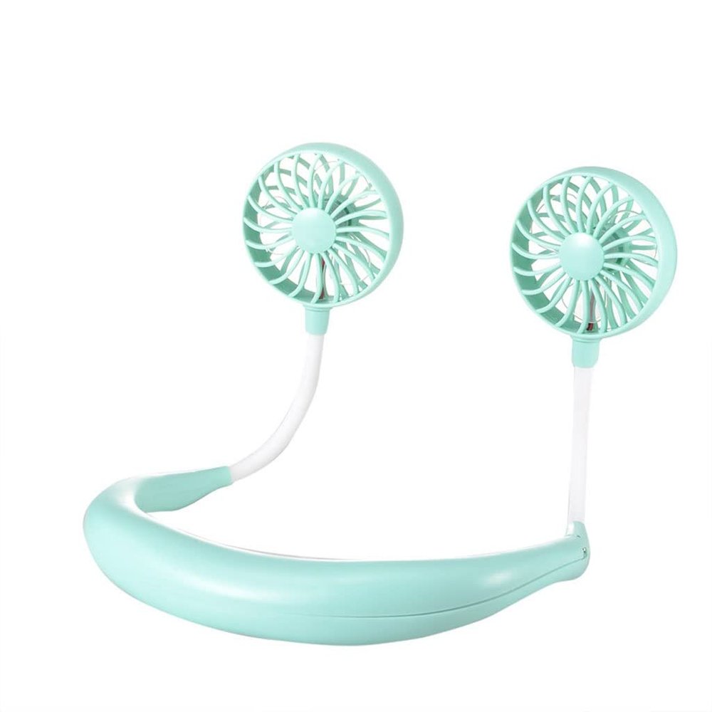 A1DFDFGOQSFG Mini USB LED Fan Portable Neck Fan Small Hanging Neck Cooling Ventilation Handheld Air Cooler Conditioner for Small Fans