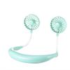 A1DFDFGOQSFG Mini USB LED Fan Portable Neck Fan Small Hanging Neck Cooling Ventilation Handheld Air Cooler Conditioner for Small Fans view 1