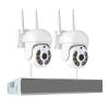 QDVOPHZA H.265 3MP 4MP 5MP Wireless CCTV System Two Way Audio Waterproof WiFi IP Auto Tracking PTZ 10CH NVR Video Surveillance Kit(None,10CH 5MP with 2 PTZ) view 1