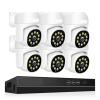 4K Surveillance System 8MP 4MP Two Way Audio PTZ CCTV POE AI Security Camera 8CH P2P NVR Video Surveillance Kit(None,8CH 8MP with 6 Cam) view 1