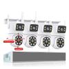 QDVOPHZA H.265 3MP 4MP 5MP Wireless CCTV System Two Way Audio Waterproof WiFi IP Auto Tracking PTZ 10CH NVR Video Surveillance Kit(None,4MP 6 Dual Lens Cam) view 2