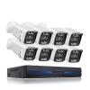 QDVOPHZA 8CH 5MP 8MP POE Surveillance System Two Way Audio 8MP Colorful Night Vision NVR Kit CCTV H.265 P2P Video Surveillance Set(None,8CH 5MP with 2 Cam) view 2