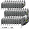 30x Replace for Brother Label Maker Tape 12mm 0.47 Laminated White TZ Tape Work with Brother P Touch PTH210 PTD220 PTH110 PT-1280 PT-1880 Label Maker Refills, Black on White, 1/2 Inch x 26.2 Feet view 1
