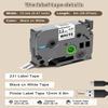 30x Replace for Brother Label Maker Tape 12mm 0.47 Laminated White TZ Tape Work with Brother P Touch PTH210 PTD220 PTH110 PT-1280 PT-1880 Label Maker Refills, Black on White, 1/2 Inch x 26.2 Feet view 3